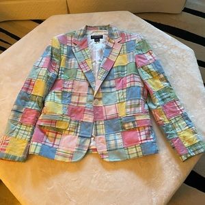 Brooks Brothers Cotton Patchwork Jacket